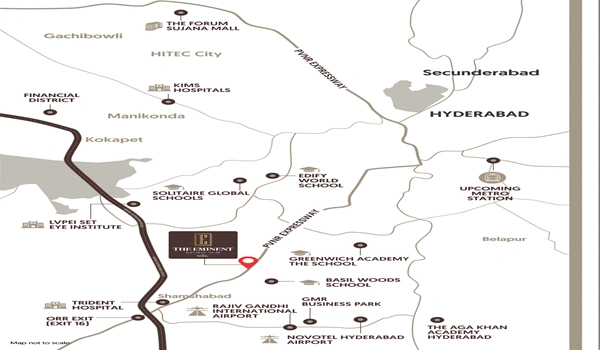 Ramky Eminent Location Map